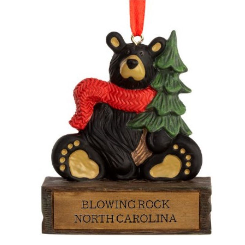 Blowing Rock Bear w/Tree Ornament